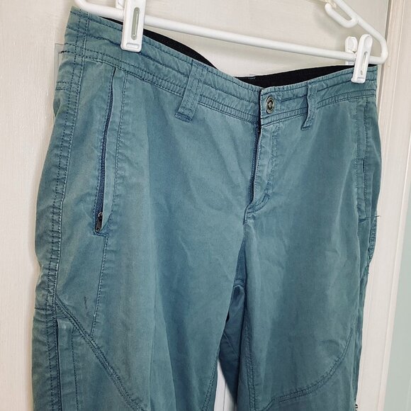 Kuhl Spire Roll Up Convertible Pants Deep Harbor UPF 50 Size 12 SHORT Gorpcore - Picture 1 of 7